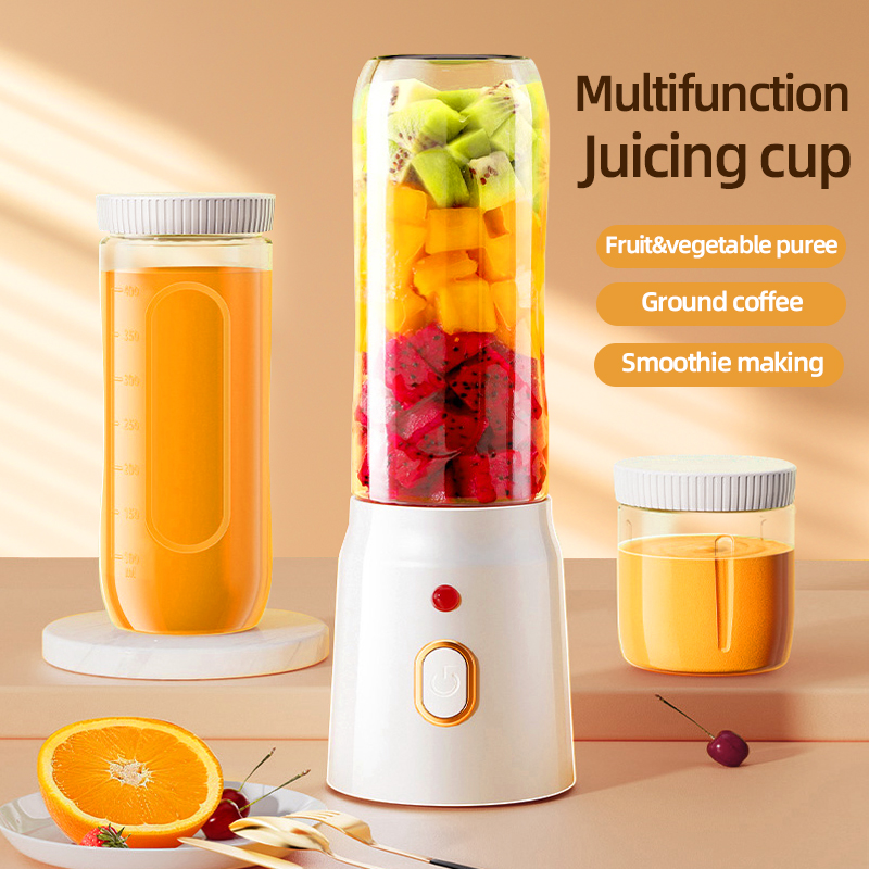 เครื่องปั่นแบบพกพา ขนาด 450 มล - Portable Blender Usb Rechargeable บทวิจารณ์และราคา