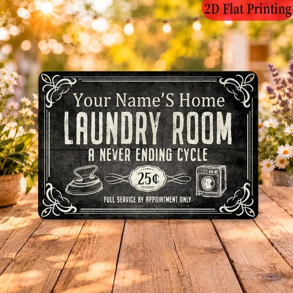 ป้ายชื่อร้านซักรีดแบบกำหนดเอง, - Laundry บทวิจารณ์และราคา