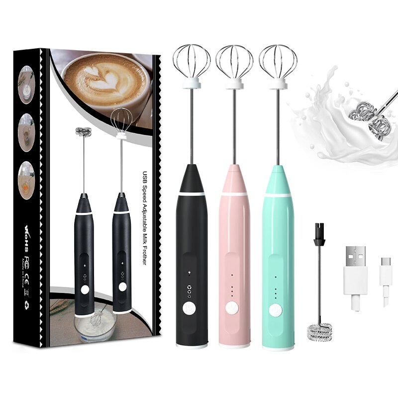 เครื่องตีไข่ไฟฟ้าแบบพกพา1ชิ้นเ - Portable Blender Usb Rechargeable บทวิจารณ์และราคา
