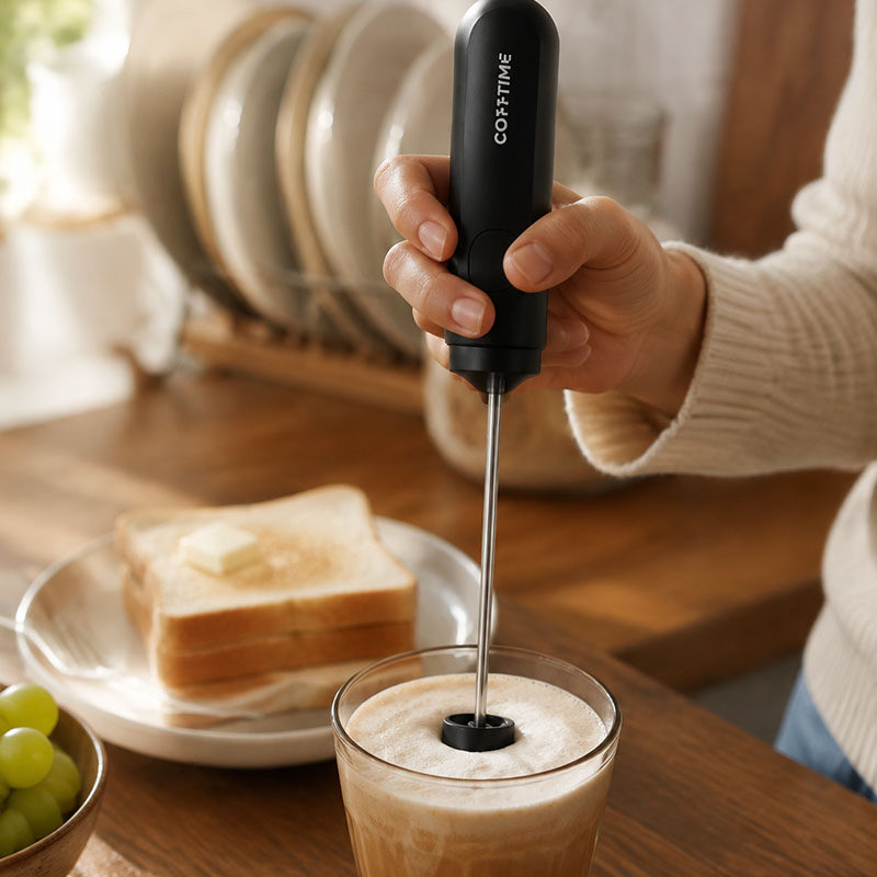 เครื่องตีฟองนมไฟฟ้า ช่วยตีฟองน - Electric Milk Frother Handheld บทวิจารณ์และราคา