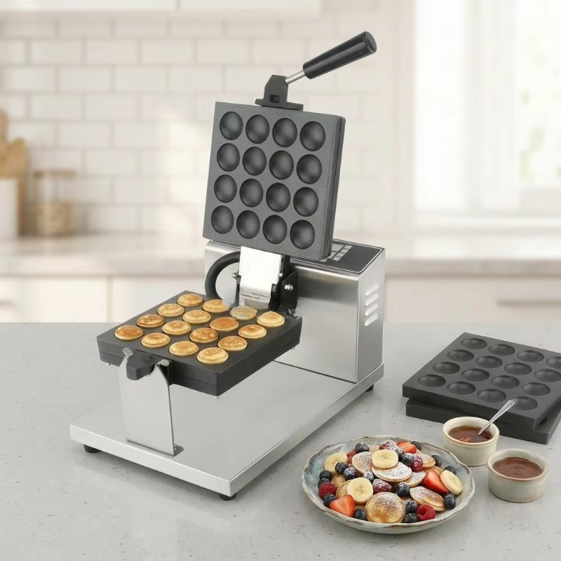 เครื่องทำแพนเค้กมินิแบบไม่ติดก - Mini Waffle Maker Machine บทวิจารณ์และราคา