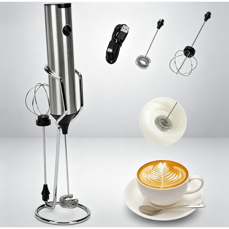 เครื่องตีฟองนมไฟฟ้าแบบชาร์จได้ - Portable Blender Usb Rechargeable บทวิจารณ์และราคา