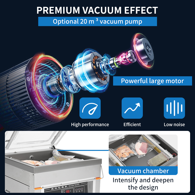 เครื่องซีลสูญญากาศแบบกึ่งอัตโน - Food Vacuum Sealer Machine บทวิจารณ์และราคา