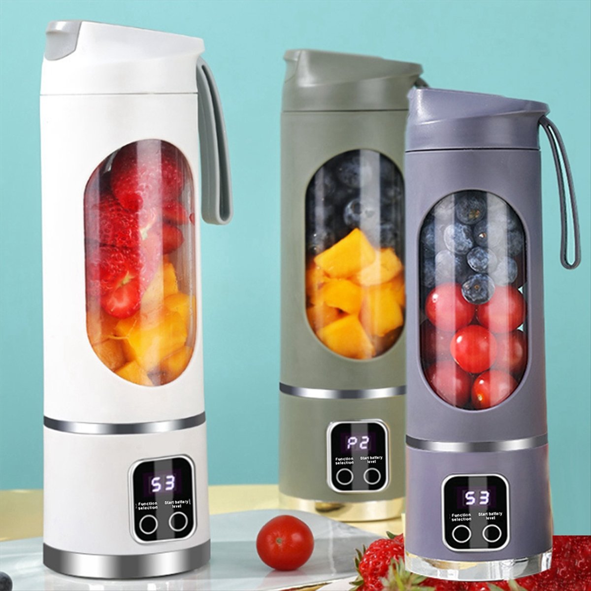 เครื่องปั่นพกพา A20M ชาร์จผ่าน - Portable Blender Usb Rechargeable บทวิจารณ์และราคา
