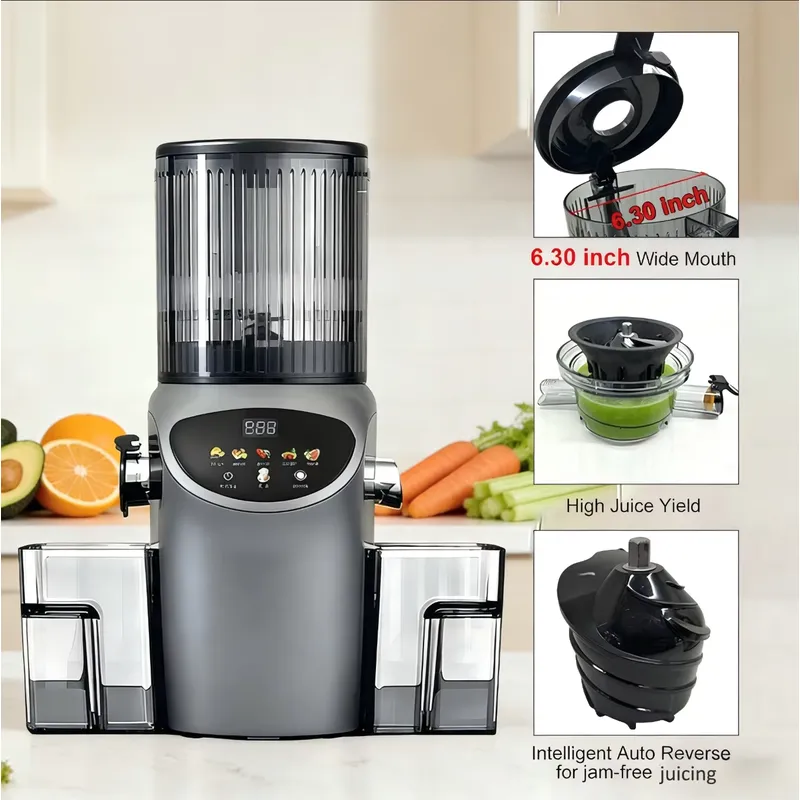 เครื่องคั้นน้ำผลไม้ไฟฟ้าขนาด 6 - Electric Slow Juicer Cold Press บทวิจารณ์และราคา