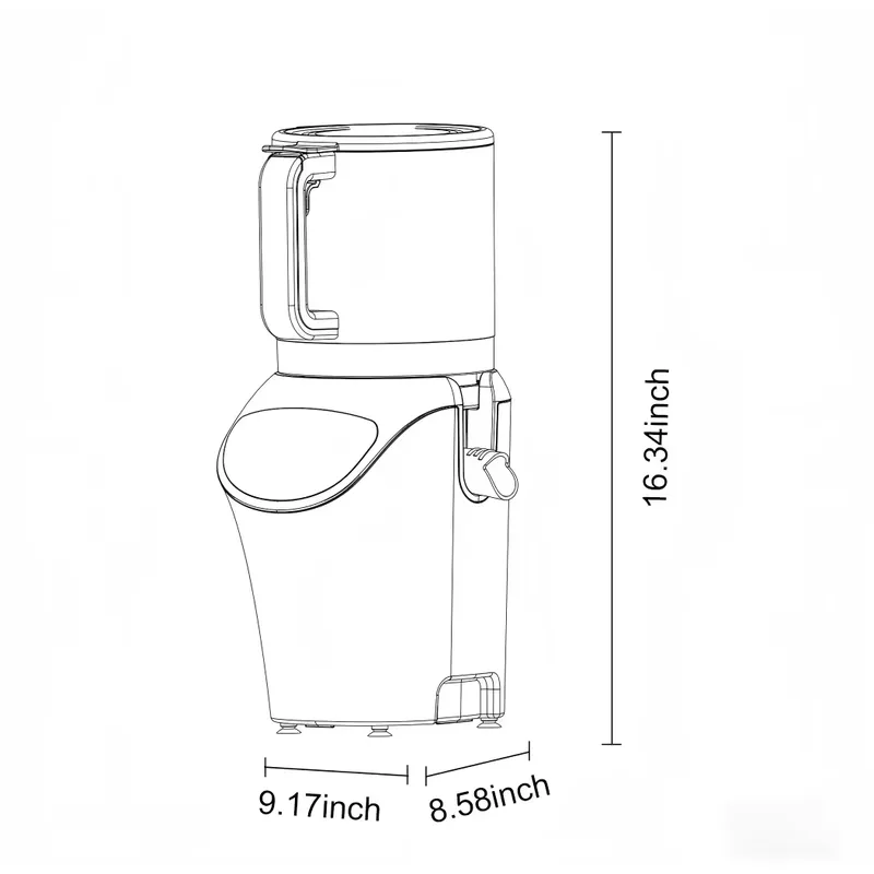 เครื่องคั้นน้ำผลไม้ไฟฟ้าขนาด 6 - Electric Slow Juicer Cold Press บทวิจารณ์และราคา